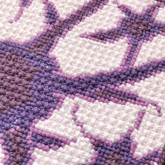 Easy Cross Stitch Pattern PDF - Neurons, Video Tutorials, Minimalistic, Science Embroidery, Double Cross Stitch Sampler, Instant Download