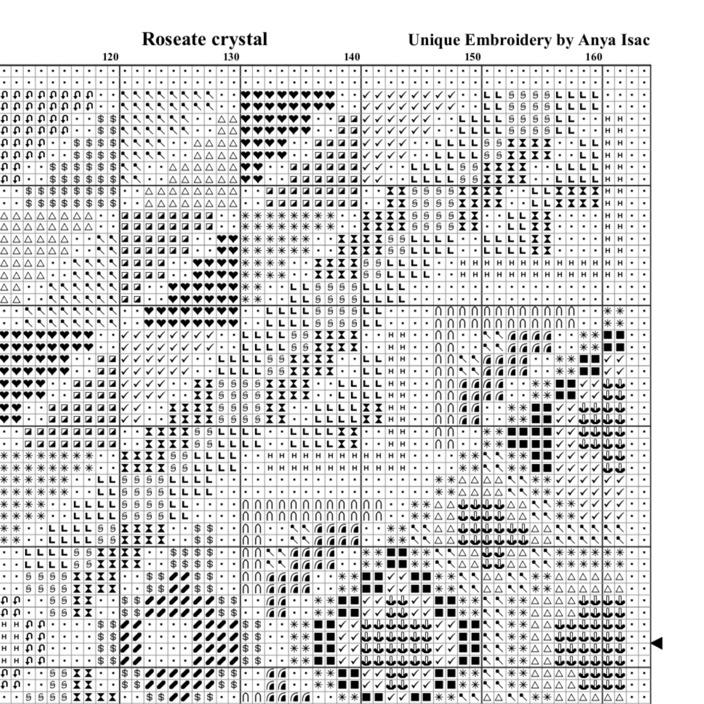 Colorful Geometric Modern Cross Stitch Sampler - Roseate Crystal, DIY Cross Stitch, Hand Embroidery PDF Pattern, X Stitch Tutorial