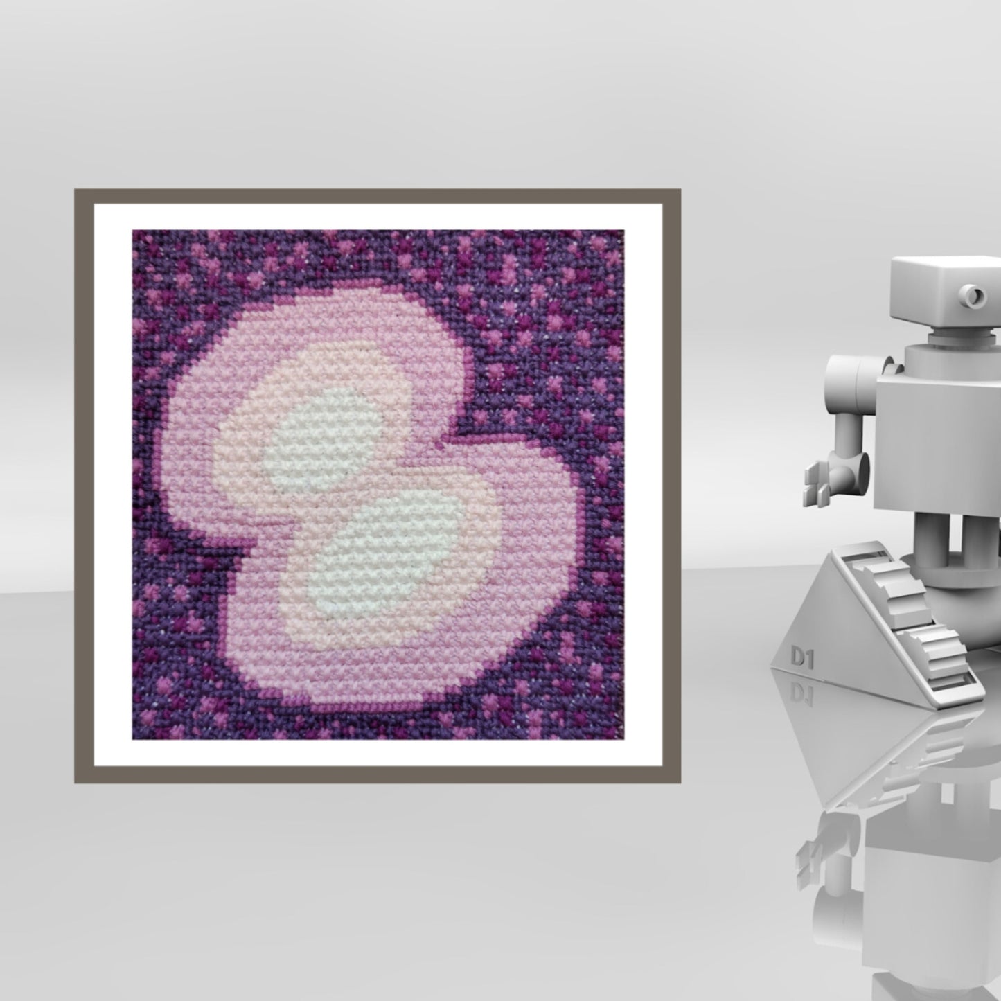 Biology Cross Stitch Pattern PDF - Cell Division, Video Guide, Science Embroidery, Double Cross Stitch Sampler, Instant Download