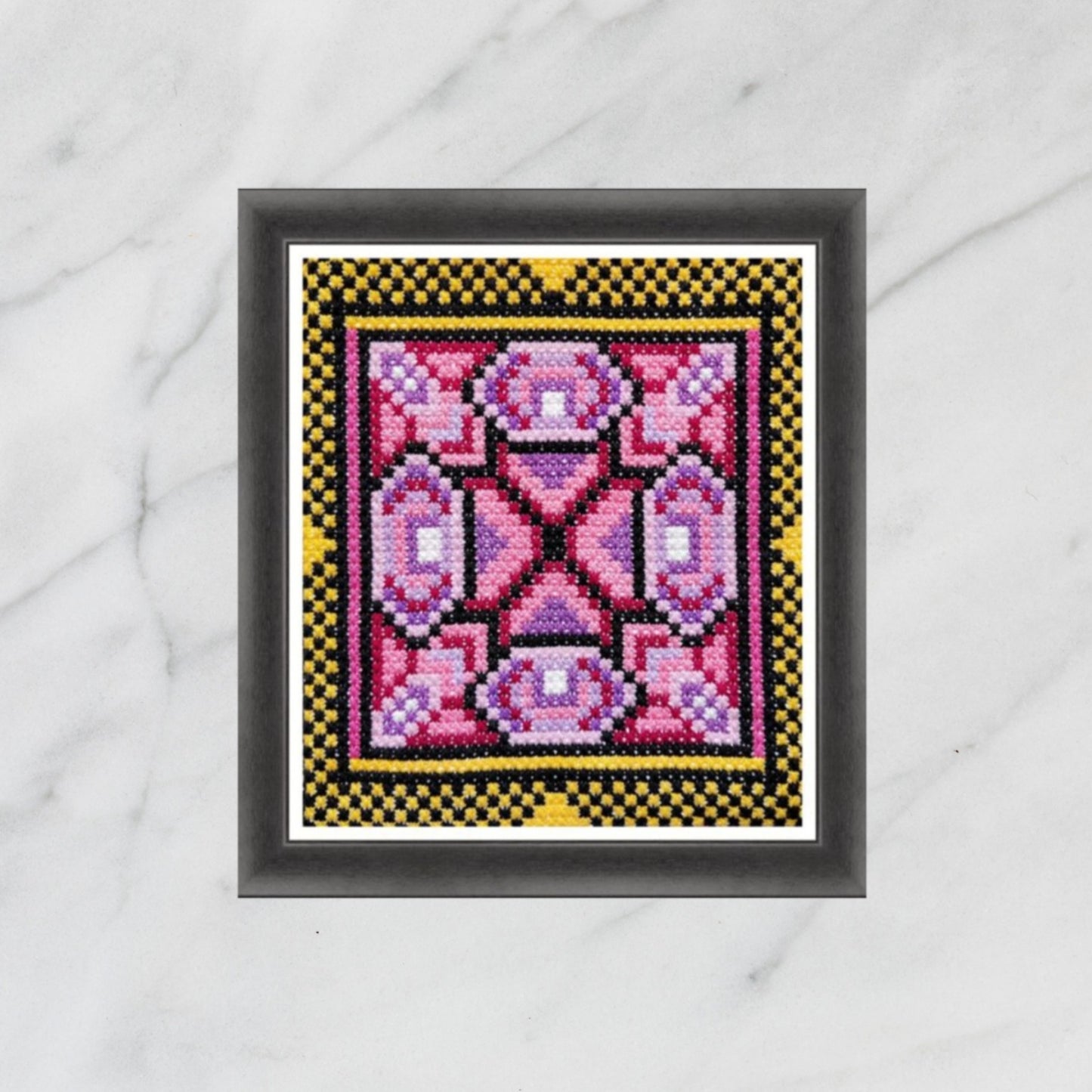 Vintage Cross Stitch Sampler - Dream Boho, Tutorials, PDF Pattern for DIY, Unique Embroidery, Double Stitch Chart, Instant Download