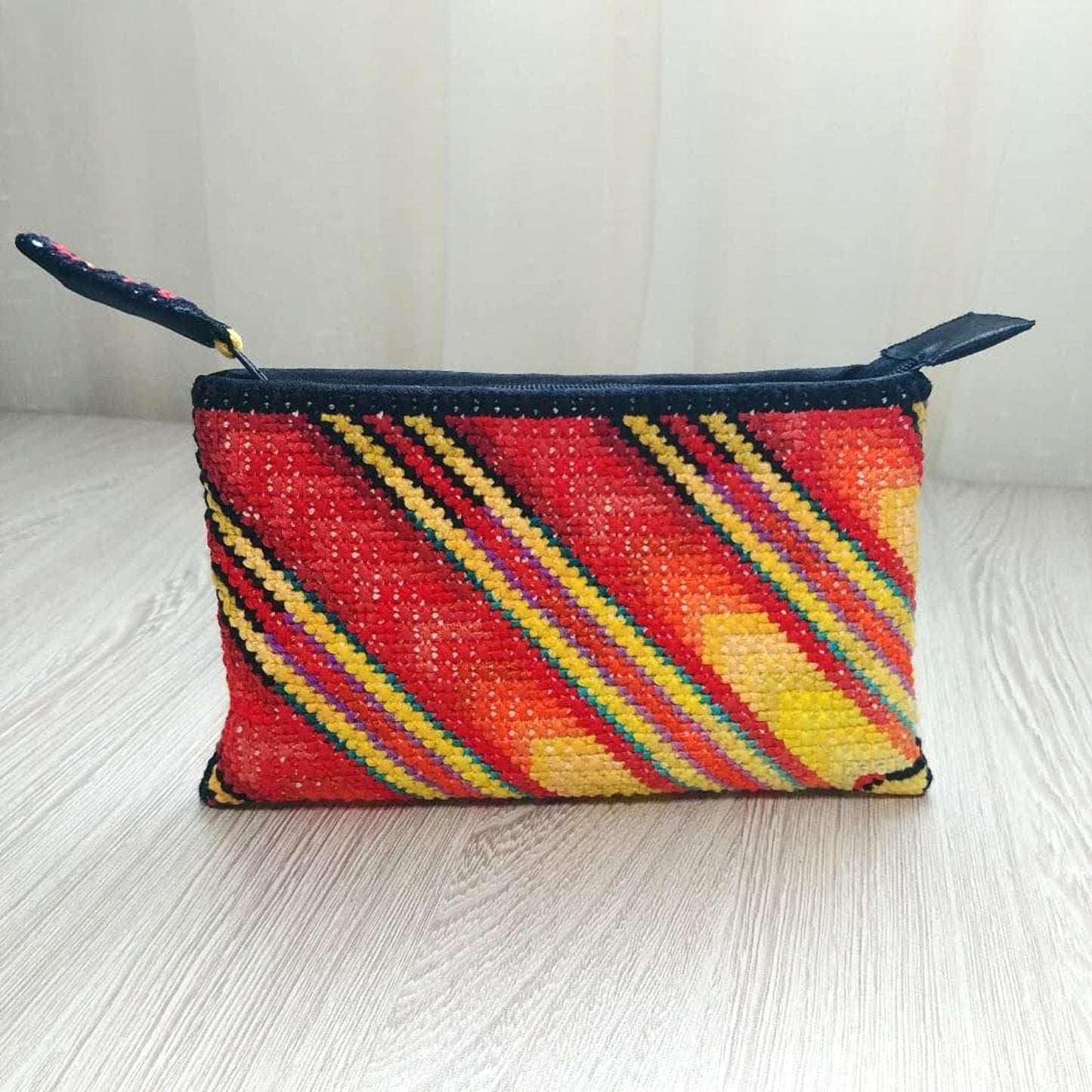 PDF Cross Stitch Sampler - Phoenix, X Stitch Tutorials, DIY Cross Stitch Modern Gradient Wall Decor & Purse, Double Cross Stitch Pattern PDF