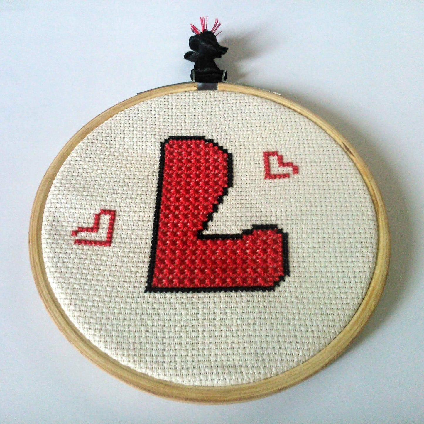 PDF Pattern Double Cross Stitch - Love as L Meaning, DIY Valentine’s Gift, Sampler Cross Stitch, Hand Embroidery PDF, Easy Cross Stitch