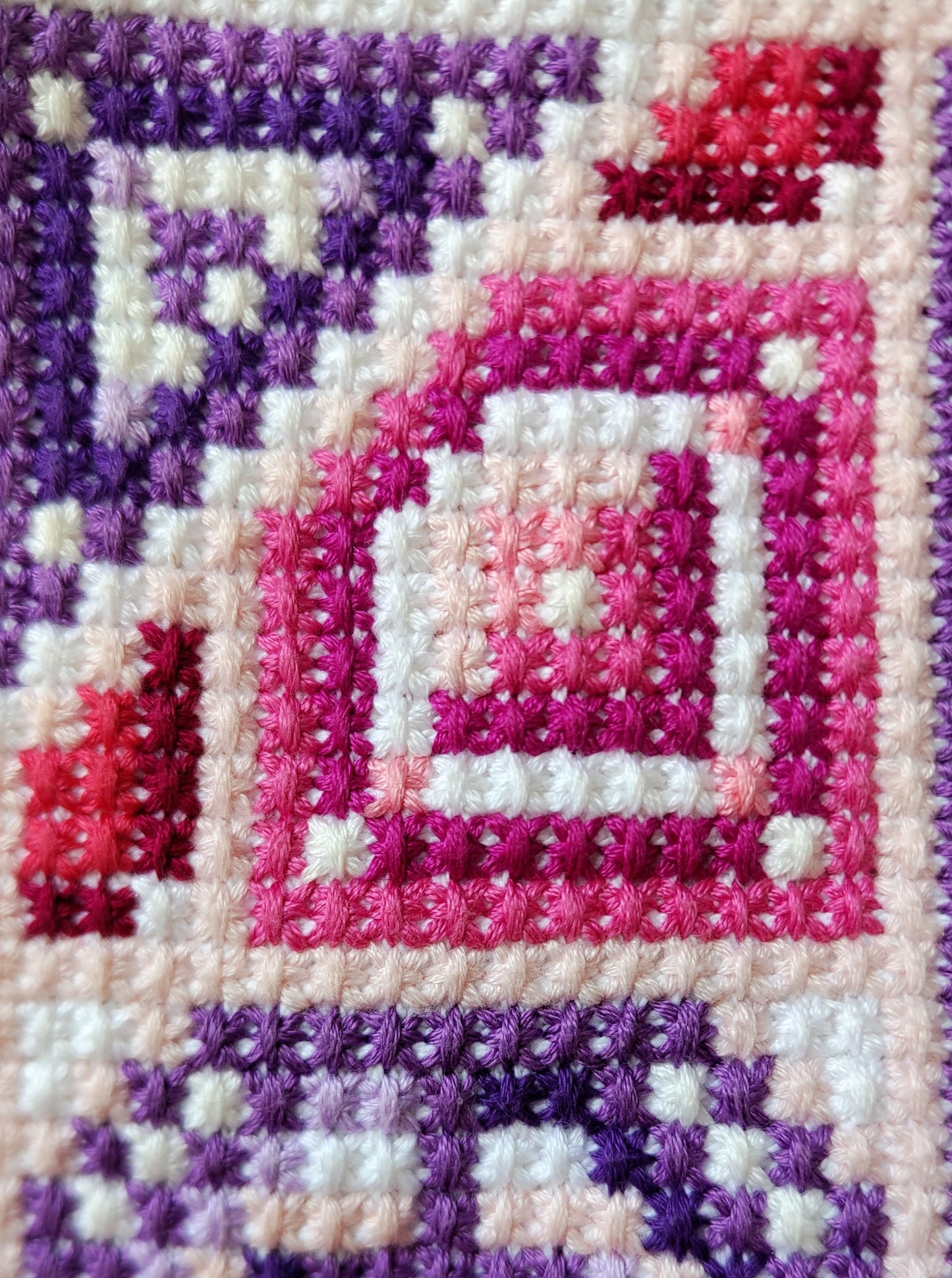 Sampler Cross Stitch Pattern - Elegant, Learn Embroidery for Wall Decor & Bag by Double Cross Stitch Chart, Instant Download PDF