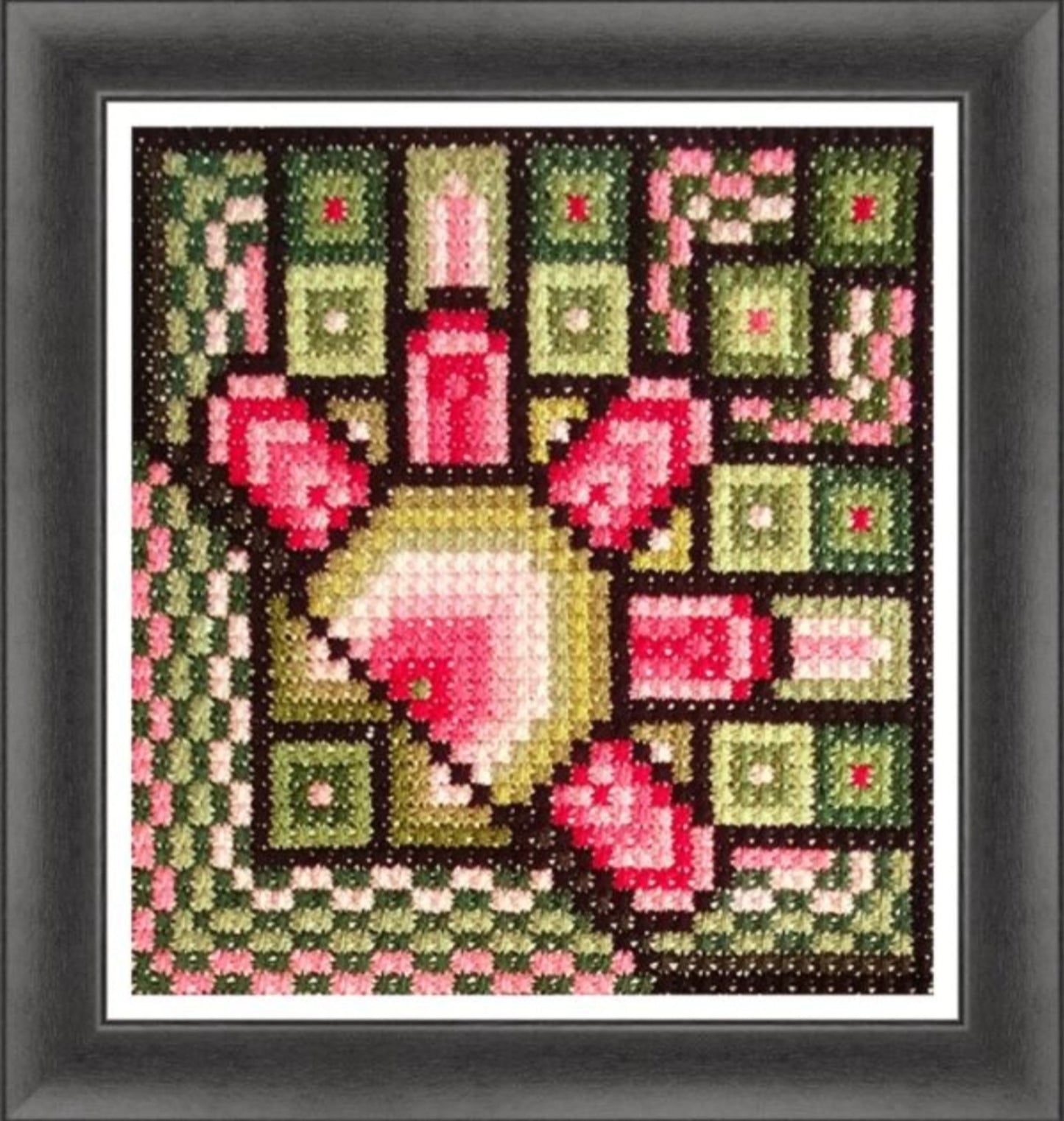 Sampler Cross Stitch Pattern PDF - Venus, Art Nouveau Motifs, Double Cross Stitch DIY Easy Modern, Spring, Hand Embroidery Needlepoint Chart