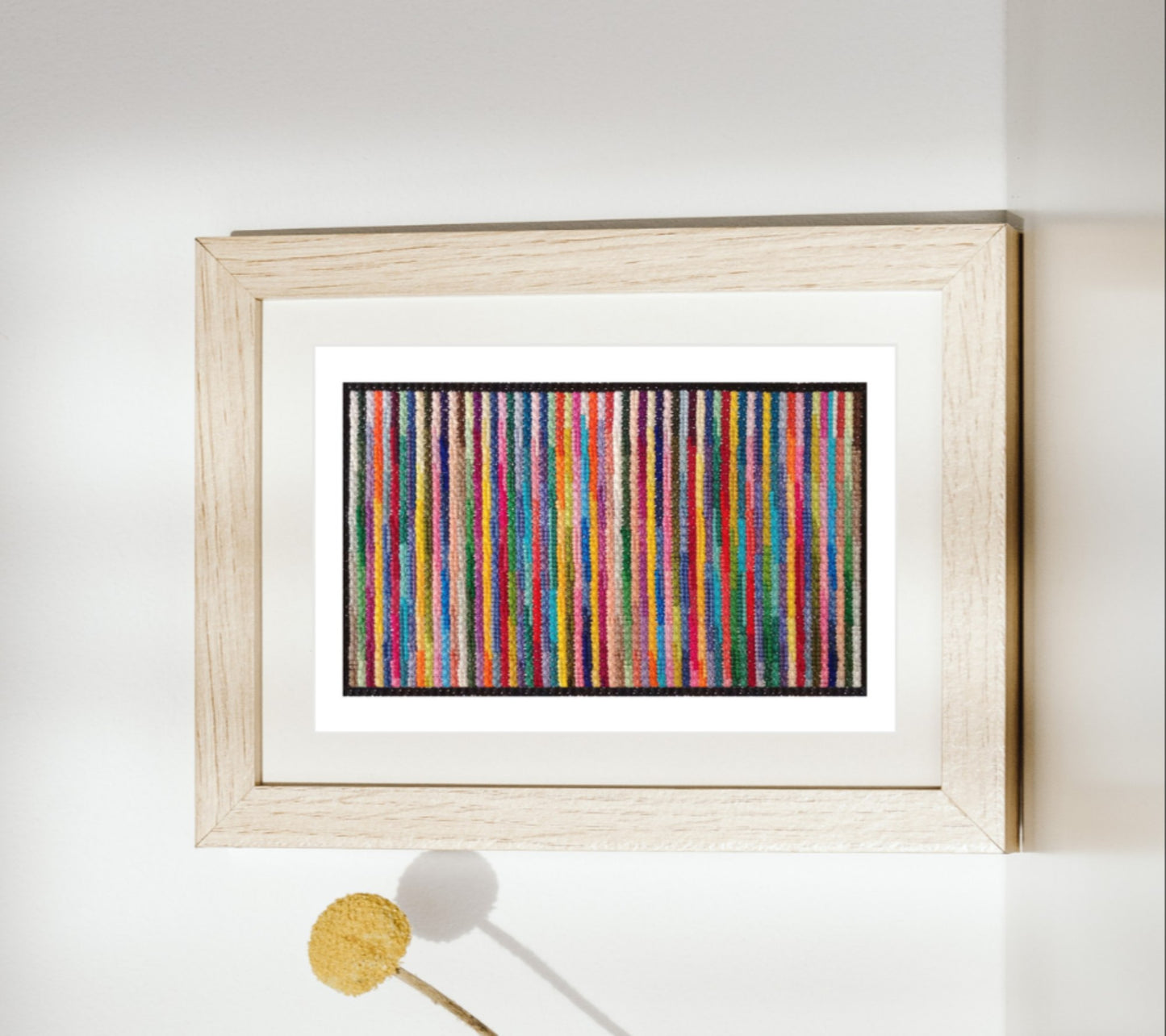PDF Cross Stitch Sampler - Matrix & 3D Waterfall, Original X Stitch Tutorial, DIY Embroidery, Modern Wall Art, Double Cross Stitch Pattern PDF