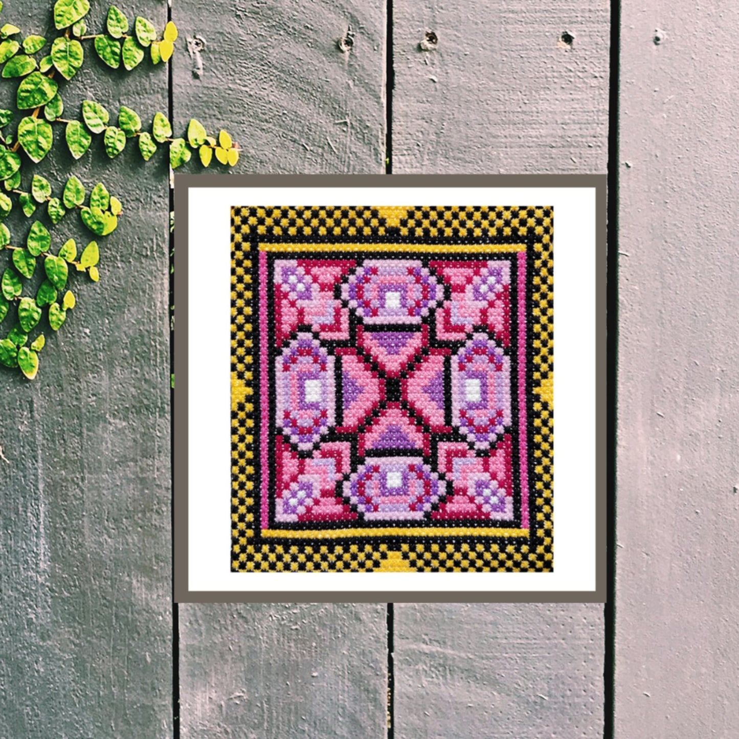 Vintage Cross Stitch Sampler - Dream Boho, Tutorials, PDF Pattern for DIY, Unique Embroidery, Double Stitch Chart, Instant Download